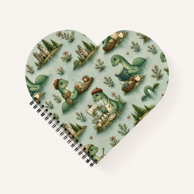 Cuaderno Criptídeos Acogedores Nessie Monstruo del Lago Nes (Anverso)