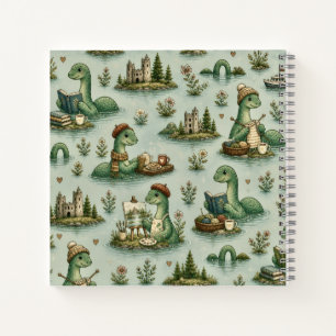 Cuaderno Criptídeos Acogedores Nessie Monstruo del Lago Nes
