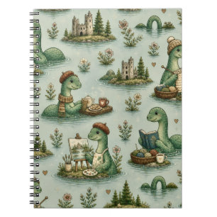 Cuaderno Criptídeos Acogedores Nessie Monstruo del Lago Nes