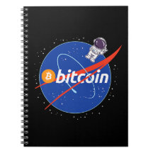 Cripto espacial de moda de Bitcoin Astronauta