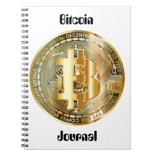 Cuaderno criptodivisa de Bitcoin