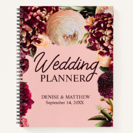 Cuaderno Crisantemo romántico en rosa gossamer