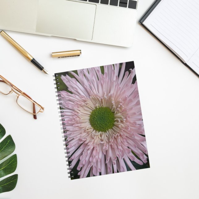 Cuaderno Crisantemo rosa Floral de flor (In Situ)