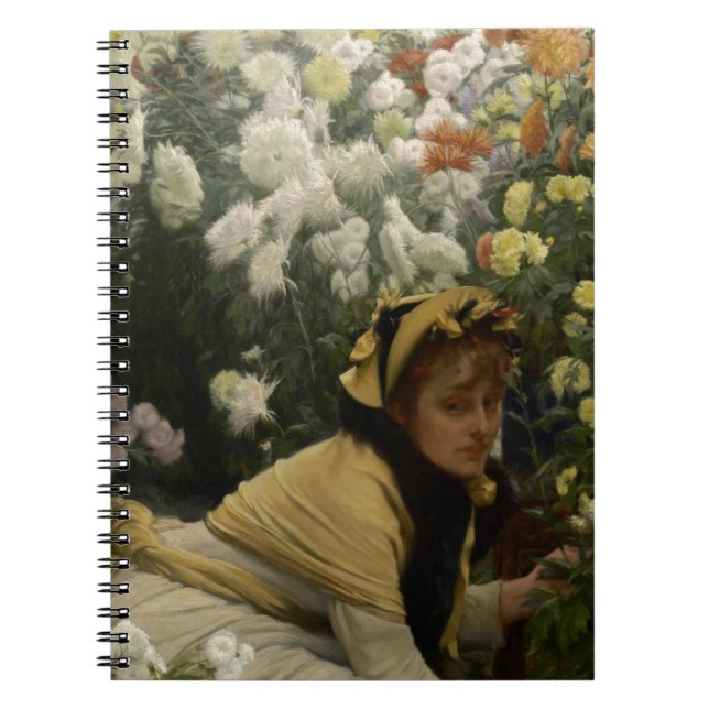 Cuaderno crisantemos de James Tissot (Frente)