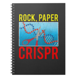Cuaderno Crispr Gracioso ADN de biólogo estudiantil de cie