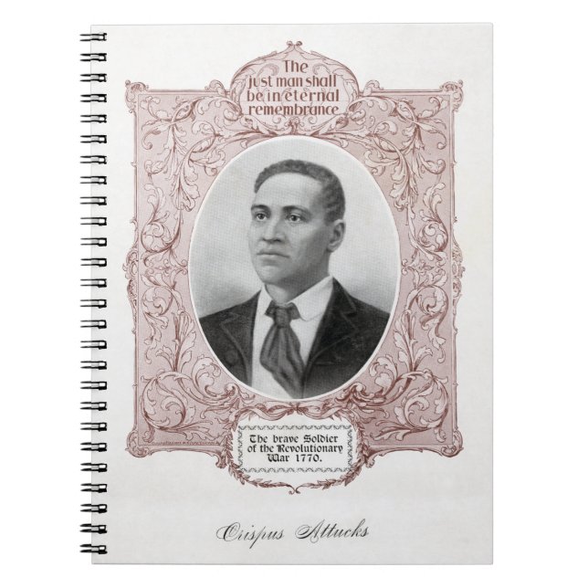 Cuaderno Crispus Attucks: Mártir de la Revolución Americana (Frente)