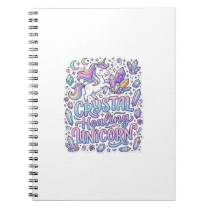 Cuaderno Cristal de Unicornio Sanador Regalo de Unicornio I