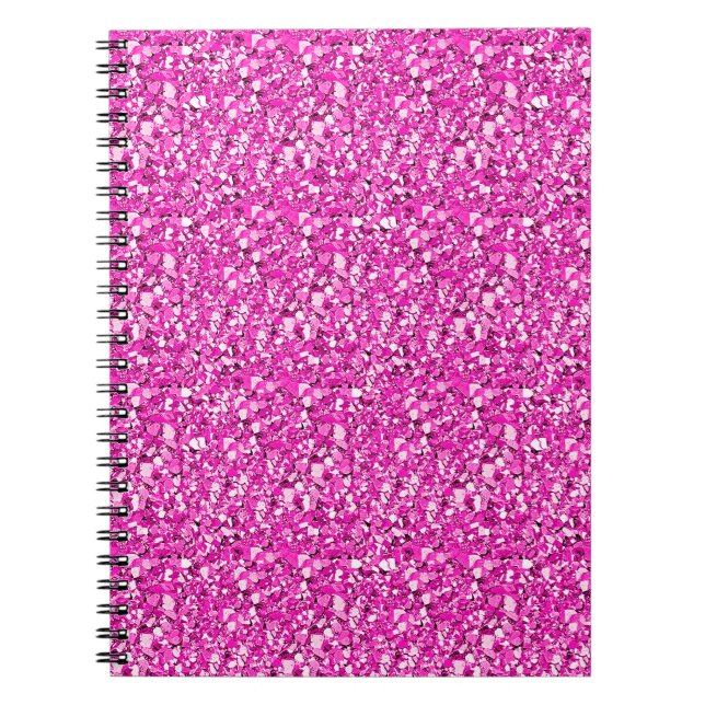 Cuaderno Cristal druso - rosa fucsia (Frente)