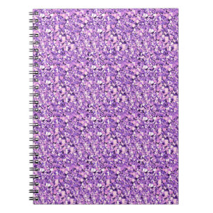 Cuaderno Cristal Druzy - orquídea ligera