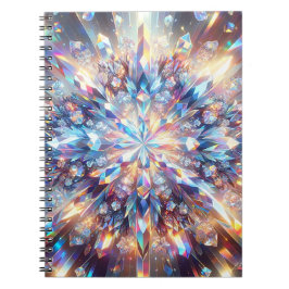 Cuaderno Cristal holográfico audaz y brillante