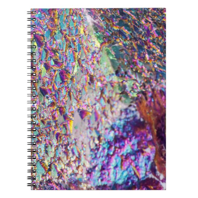 Cuaderno Cristales de Aura Arcoiris (Frente)