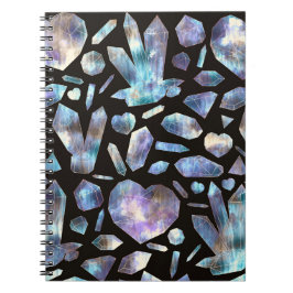 Cuaderno Cristales de Energía Mágica Rocas de Cristal de Ar