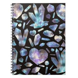 Cuaderno Cristales de Energía Mágica Rocas de Cristal de Ar