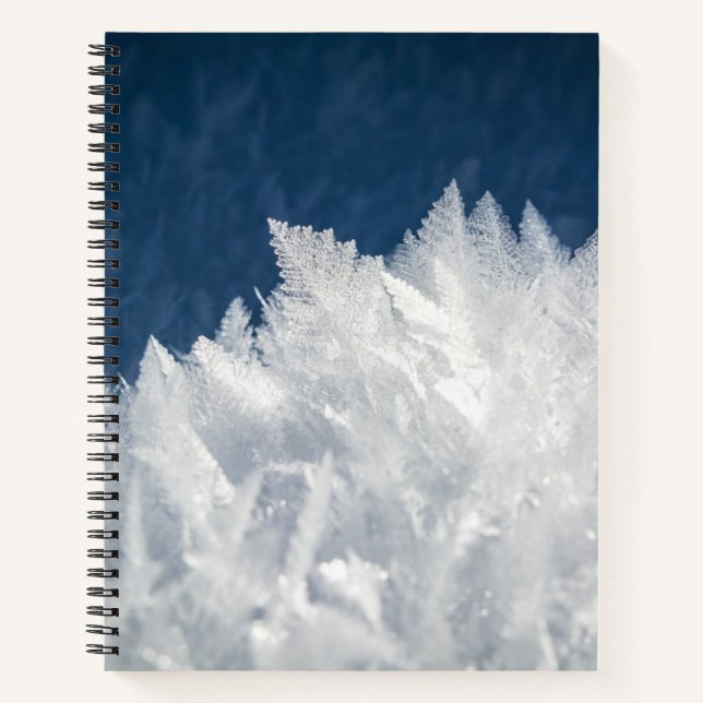 Cuaderno Cristales de hielo de invierno (Anverso)