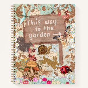 Cuaderno Cristales De Jardín De Esta Manera Al Jardín