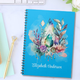 Cuaderno Crístales mágicos Dreamcatcher Aqua