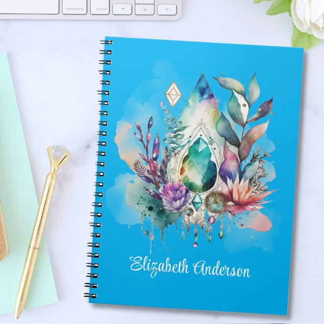 Cuaderno Crístales mágicos Dreamcatcher Aqua (Subido por el creador)