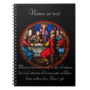 Cuaderno Cristianismo Imagen de Jesús con escritura de la B