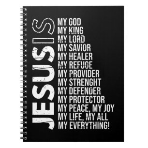 Cuaderno Cristianismo Religión Sagrada Biblia Jesús T