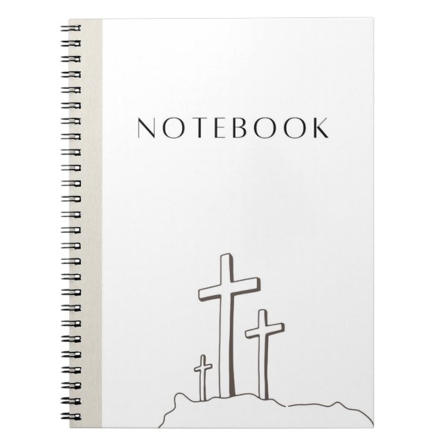 Cuaderno cristiano para diario bíblico (Frente)