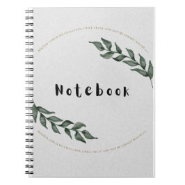 Cuaderno cristiano para diario bíblico