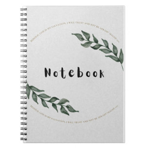 Cuaderno cristiano para diario bíblico