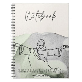 Cuaderno cristiano para diario bíblico