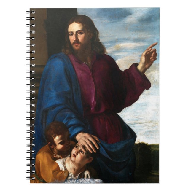 Cuaderno Cristo bendiciendo a los niños - Alegoría de la pi (Frente)