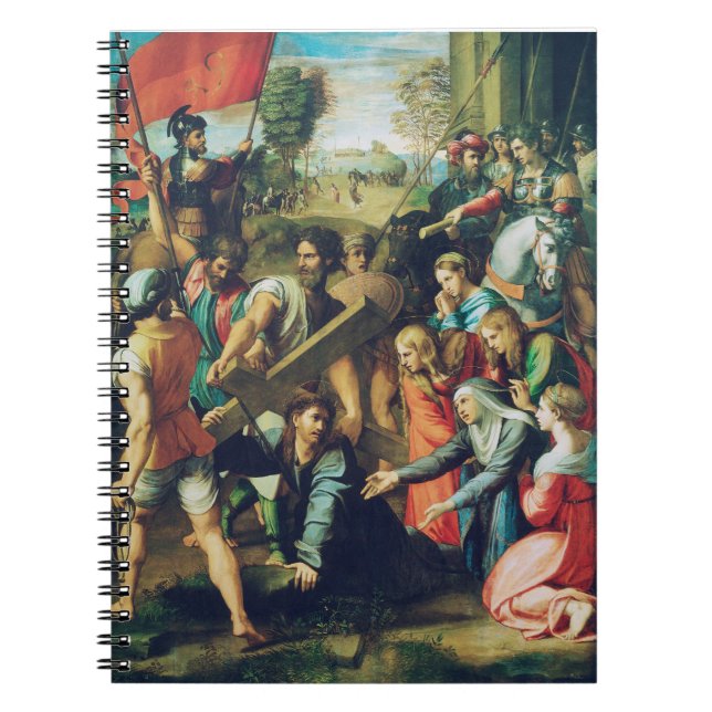 Cuaderno Cristo cayendo en el camino al calvario (Frente)