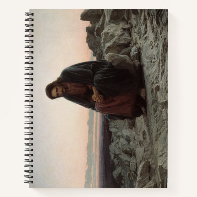 Cuaderno Cristo en el salvaje (por Ivan Kramskoi) (Anverso)