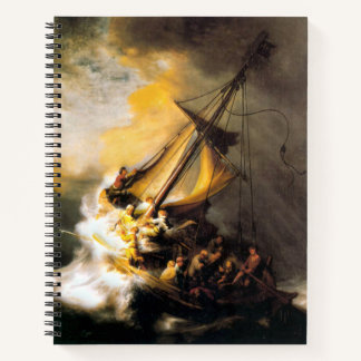 Cuaderno Cristo en la tormenta en el mar de Galilea - Rembr