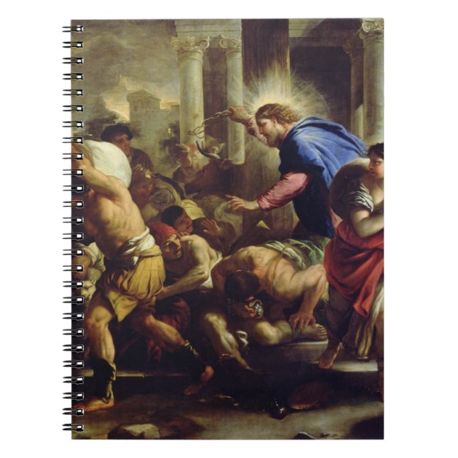 Cuaderno Cristo que conduce a los comerciantes del templo (Frente)