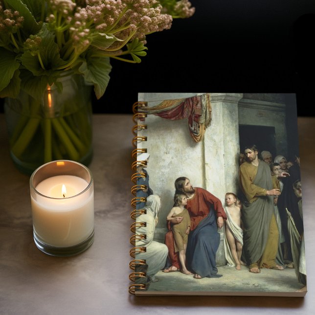 Cuaderno Cristo y los niños por Carl Bloch, Religioso (Subido por el creador)