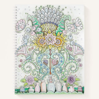 Cuaderno Critters y flores felices
