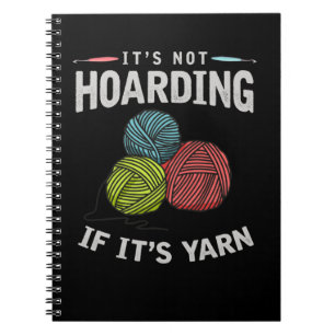 Cuaderno Crochet Hobby Crafting Yarn Knitter