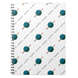 Cuaderno Crochet Hook & Yarn Crafting Pattern