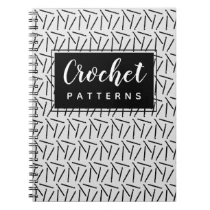 Cuaderno Crochet Hooks Yarn & Crafts Patrón organizativo No