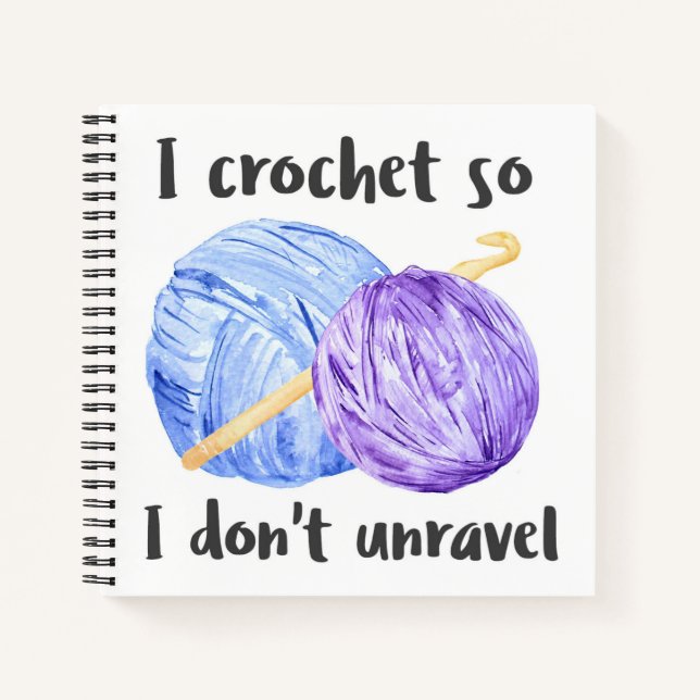 Cuaderno Crochet para no desentrañar la acuarela (Anverso)