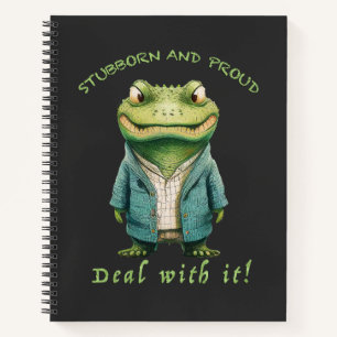 Cuaderno Crocodile Stubborn Deal With It Atima Diversión Ad