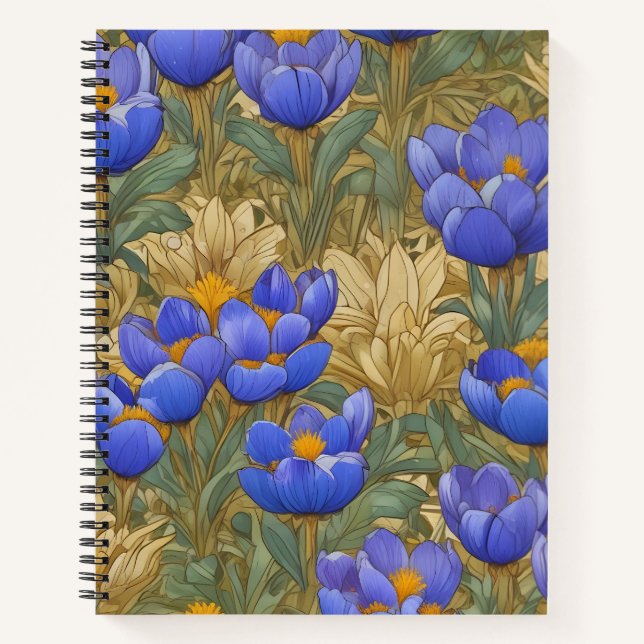 Cuaderno Crocus de Primavera (Anverso)