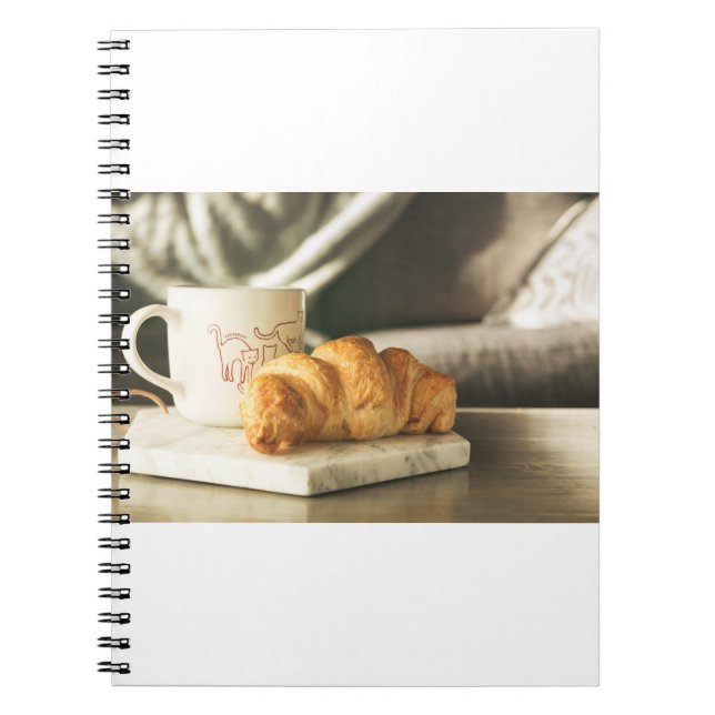 Cuaderno croissant-café (Frente)