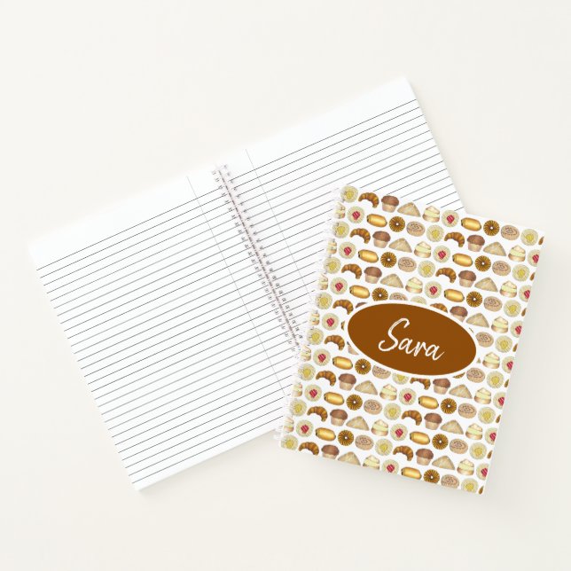 Cuaderno Croissant Danés Muffin Baked Gods (Interior)