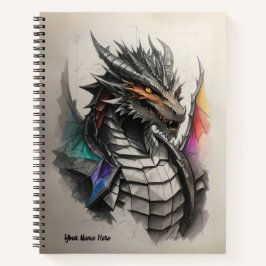 Cuaderno Crónicas draconianas: Un viaje de sketch de dragon