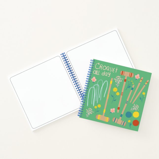 Cuaderno CROQUET ALL DAY Lawn Games Divertido (Interior)