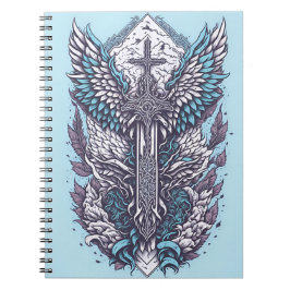 Cuaderno cross tattoo flower 27