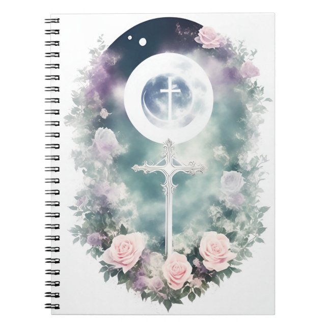Cuaderno cross tattoo flower 31 (Frente)