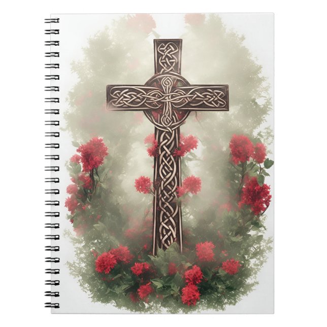 Cuaderno cross tattoo flower 36 (Frente)