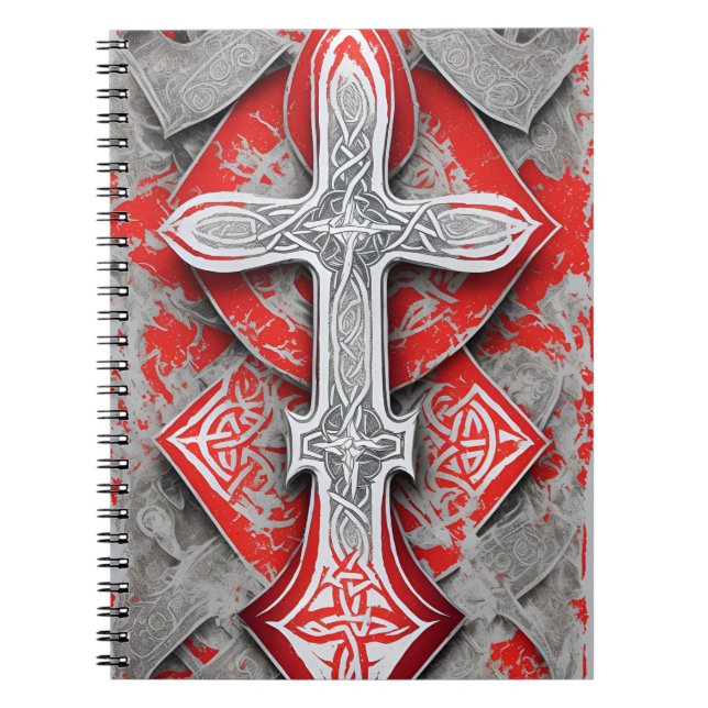 Cuaderno cross tattoo flower 38 (Frente)