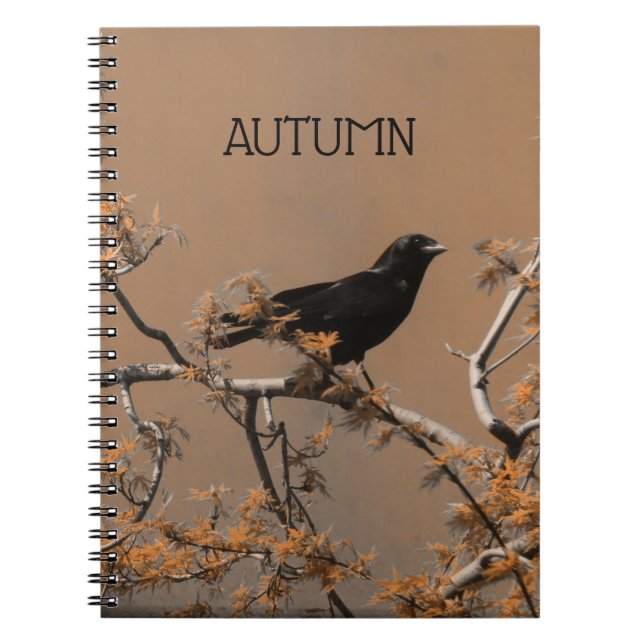 Cuaderno Crow de otoño (Frente)