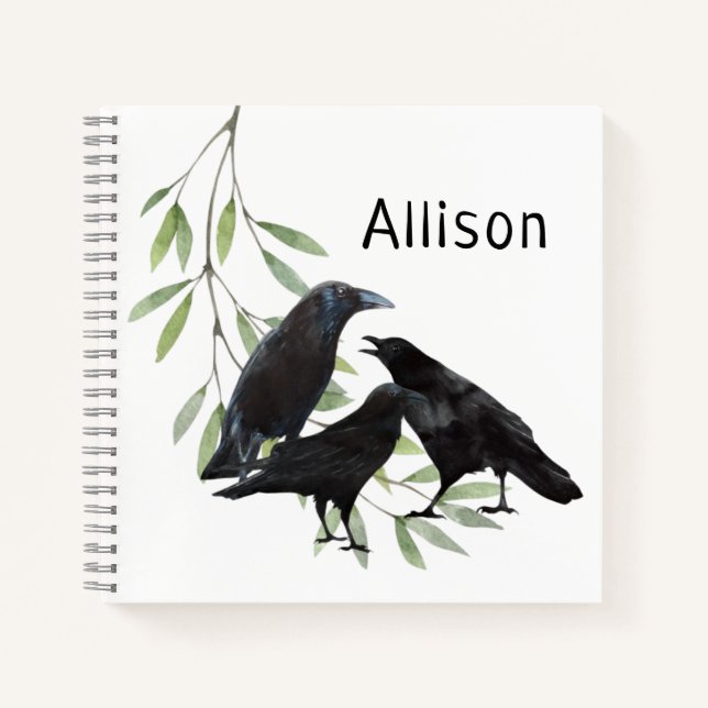 Cuaderno Crow Notebook (Anverso)